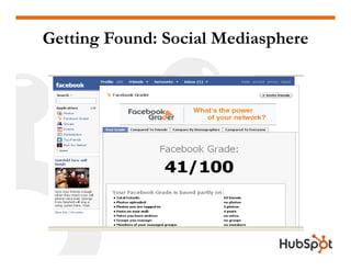 Getting Found: Social Mediasphere
 