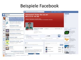 Beispiele Facebook
 