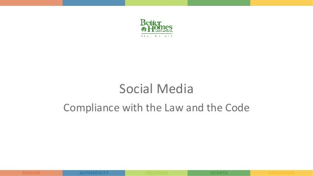 Social Media And Florida Real Estate Law And The Code Of Ethics