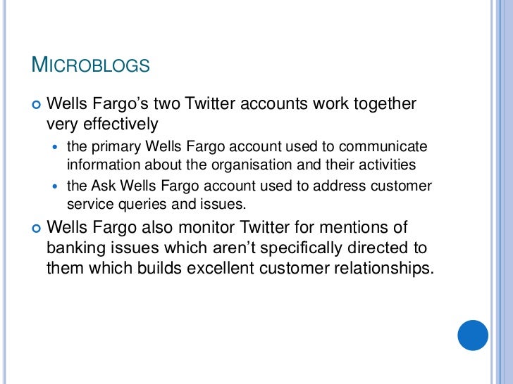 Wells Fargo Social Media Case Study