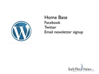 Home Base
Facebook
Twitter
Email newsletter signup
 