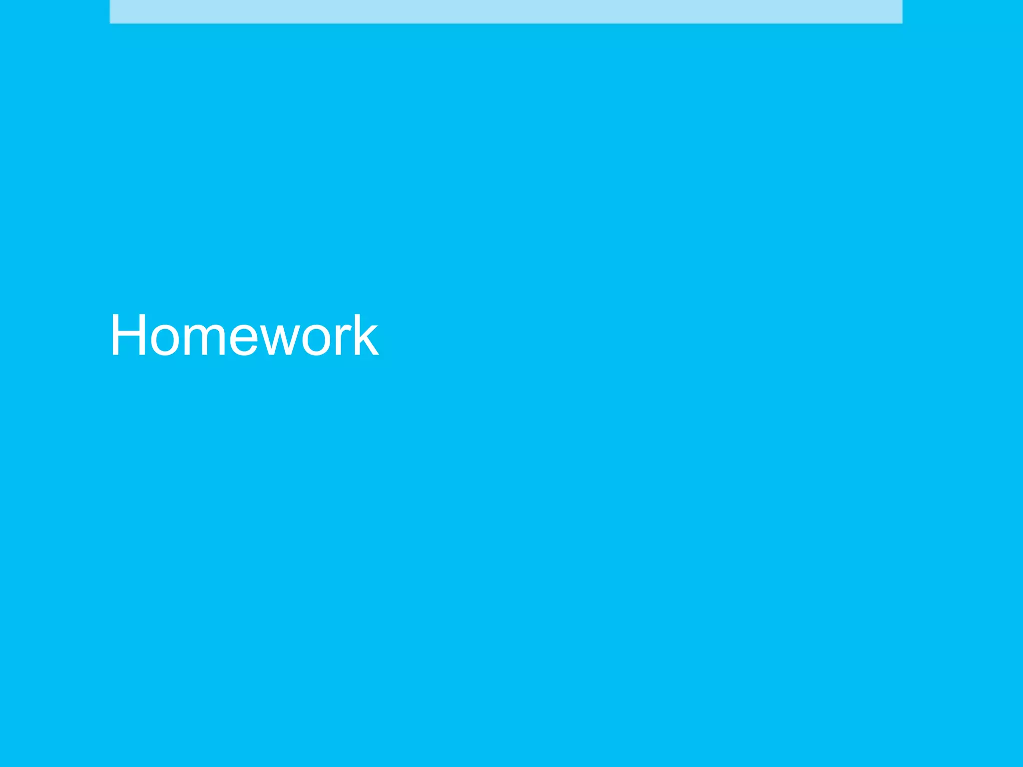 Homework




57   © Novell, Inc. All rights reserved.
 