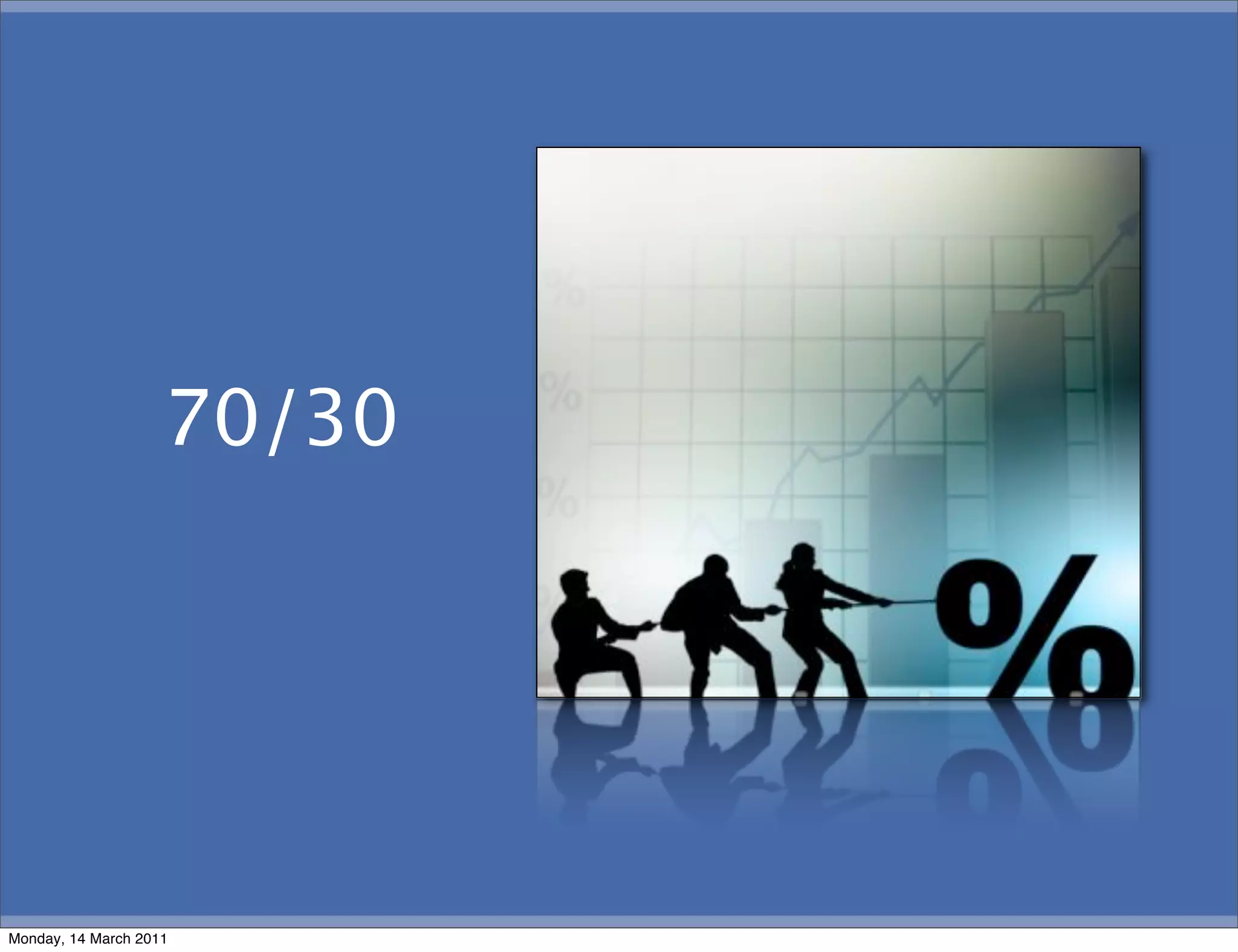 70/30




Monday, 14 March 2011
 