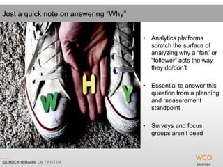 Just a quick note on answering “Why”


                                       • Analytics platforms
                      ...