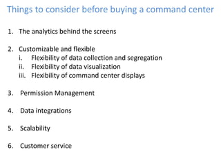 Social Media Command Center - What's the Point? | PPTX