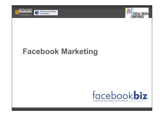 Facebook Marketing
 
