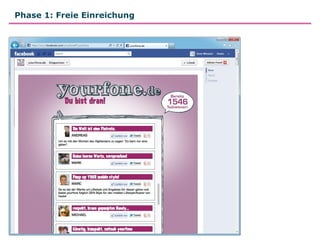 Phase 1: Freie Einreichung
 