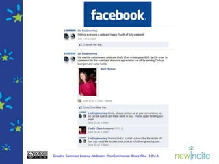 Creative Commons License Attribution - NonCommercial- Share Alike 3.0 U.S.
 