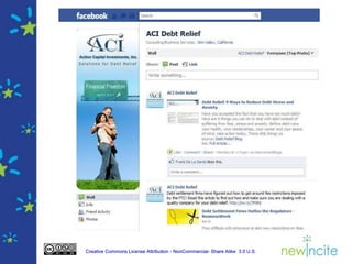 Creative Commons License Attribution - NonCommercial- Share Alike 3.0 U.S.
 