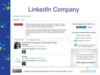 LinkedIn Company




Creative Commons License Attribution - NonCommercial- Share Alike 3.0 U.S.
 