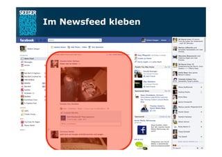 Im Newsfeed kleben
 
