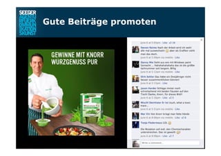 Gute Beiträge promoten
 