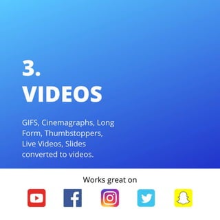 Content formats that will work on Social Media in 2020