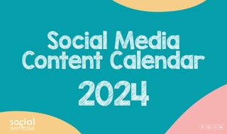 Social Media
Content Calendar
2024
 