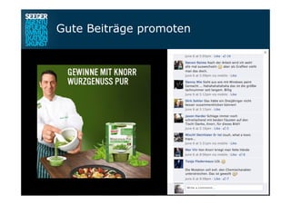 Gute Beiträge promoten
 