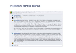 Und trotzdem…
INVOLVEMENT & RESPONSE BEISPIELE
 