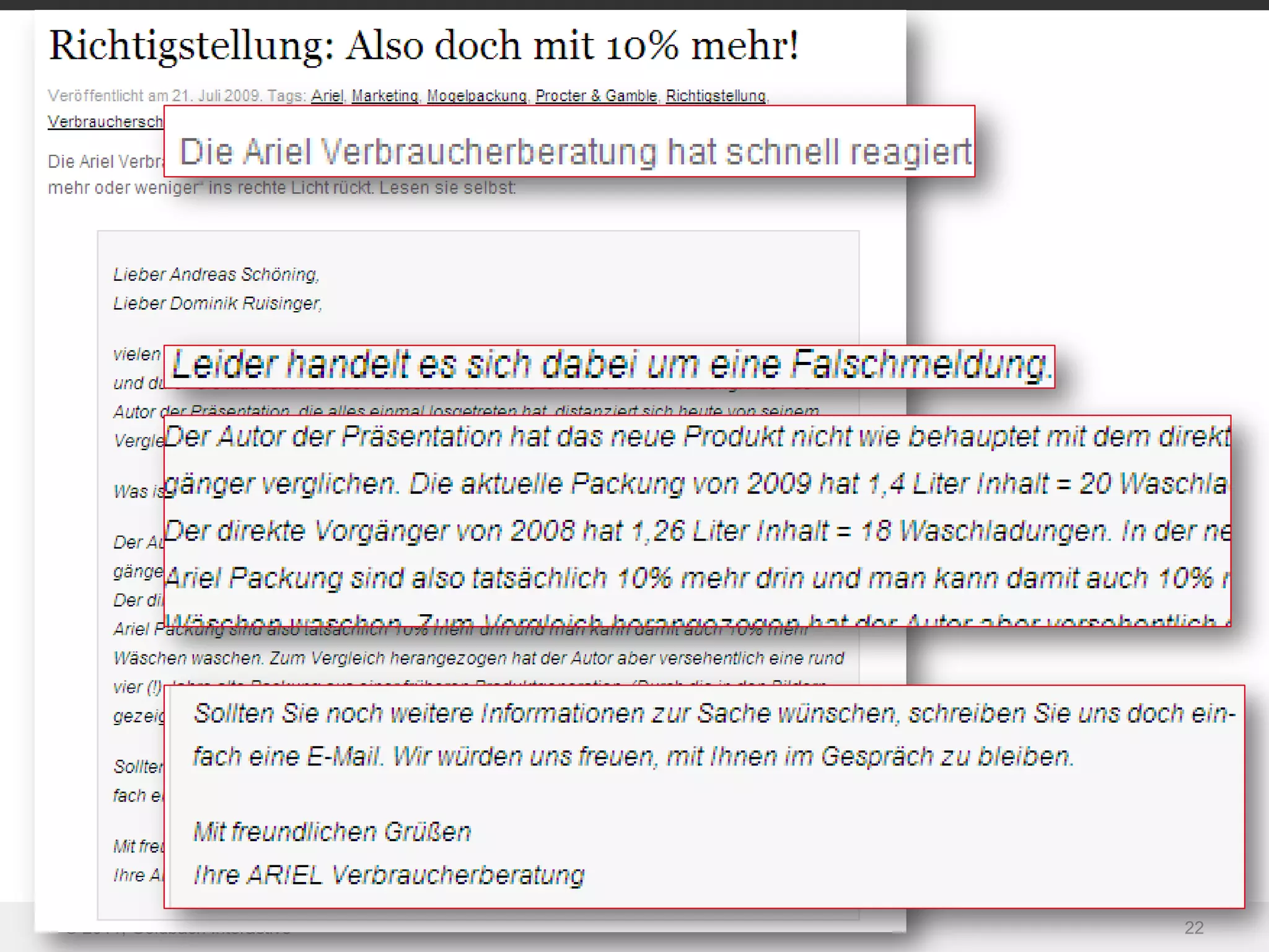 © 2011, Goldbach Interactive   22
 