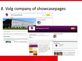 8. Volg company of showcasepages
 