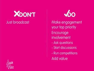 2014 - Luan Wise - Social media dos and don'ts