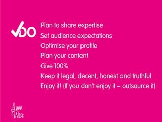 2014 - Luan Wise - Social media dos and don'ts