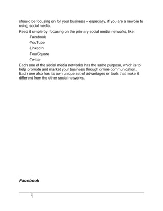 Social mediaebook