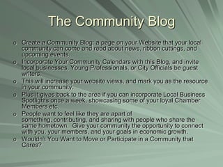 Use your keywords: If you are are talking about services or events in your community, type the name of your town & city!