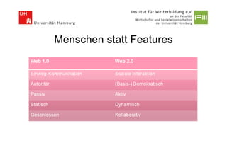 Menschen statt Features
 
