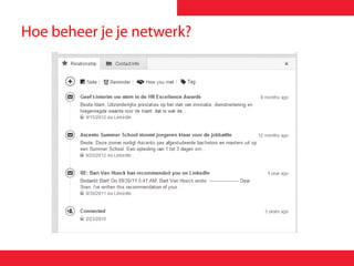 Gastcollege @ KHLeuven | Social media en hr 