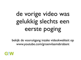 Sociale media = sociaal doen
? ga dus in dialoog met je netwerk
? wanneer je na een tijdje over politiek
  begint, zal dat reactie uitlokken. Goed zo!
  ? als mandataris, Groen! ambassadeur, lid, ...
    blijf je rustig en beleefd
  ? begin je zeker niet op te winden als er
    negatieve reacties komen, geef vriendelijk
    jouw visie en ga even iets anders doen als
    een online debat dreigt te ontaarden
 