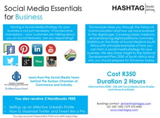Social Media Essentials for Business Training