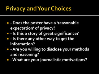 Social media ethics | PPTX