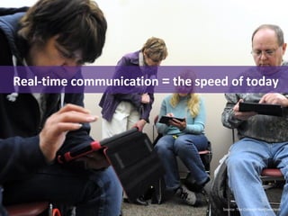 Real-time communication = the speed of today

Source: The Oshkosh Northwestern

 