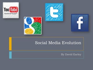 Social Media Evolution

            By David Earley
 