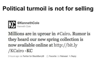 Political turmoil is not for selling
 