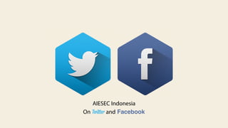 AIESEC Indonesia
On Twitter and Facebook
 