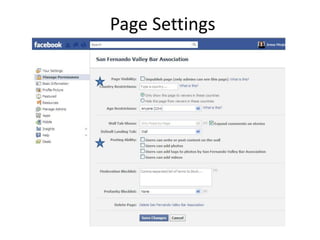 Page Settings
 