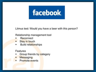 Understand the efforts that are most effective andmaximize themAct on insightsHow can CPAs use social media effectively?