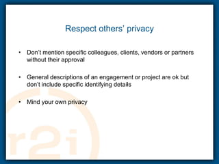 Promote others’ analysis