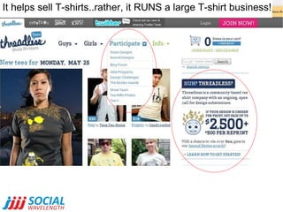 It helps sell T-shirts..rather, it RUNS a large T-shirt business! 