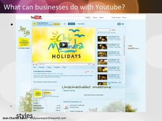 What can businesses do with Youtube? 