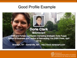 Good Profile Example
 