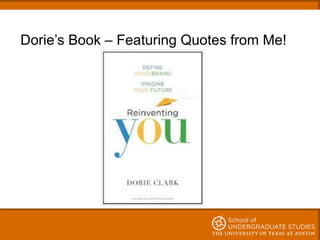 Dorie’s Book – Featuring Quotes from Me!
 