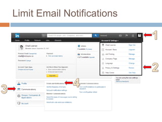 Limit Email Notifications 
 