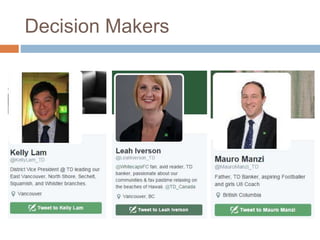 Decision Makers 
 