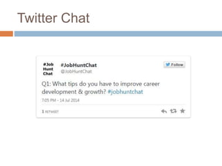 Twitter Chat 
 