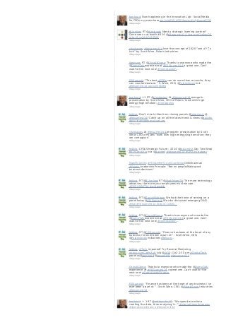 Social Media for CFOs  - FEI Summit