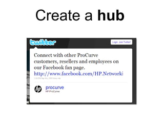 Create a  hub   