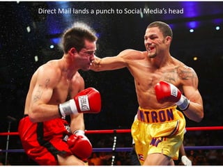Direct Mail lands a punch to Social Media’s head
 