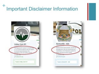 +
Important Disclaimer Information
 