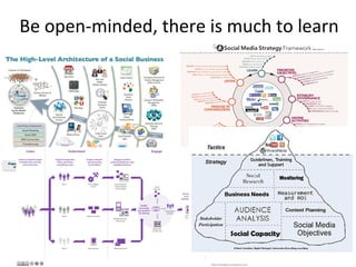 Be open-minded, there is much to learn
 